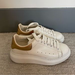 Alexander McQueen white sneakers size 38